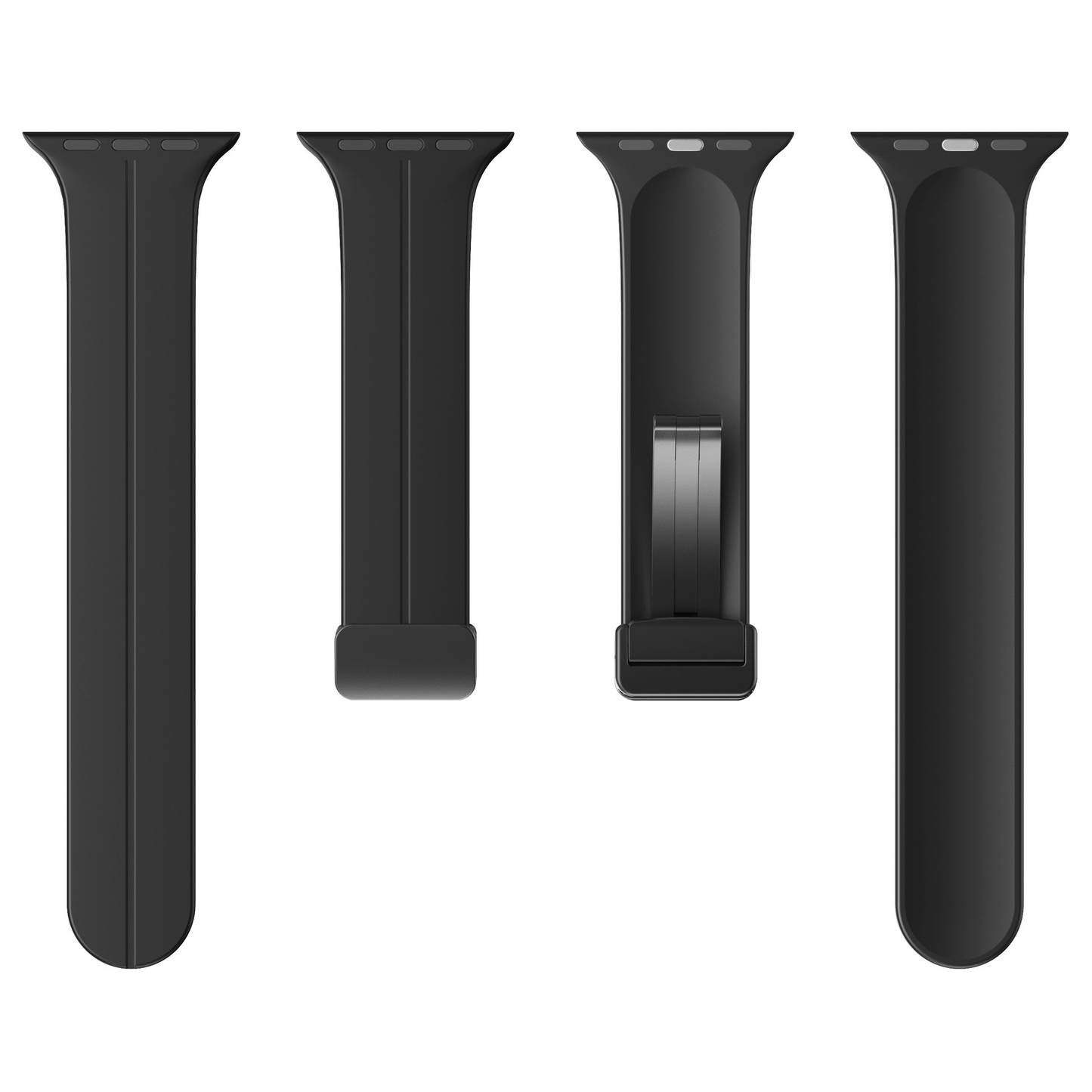 Silicone Magnetic Folding Band For Apple Watch