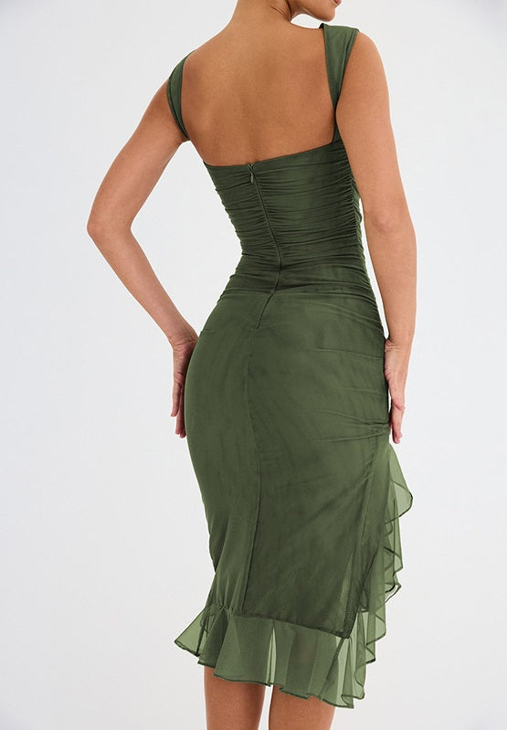 acelimosf™-Trendy crew neck sheath dress