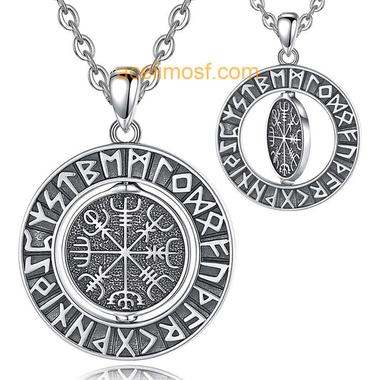 acelimosf™-Rotatable Viking Runes Norse Viking Amulet Necklace