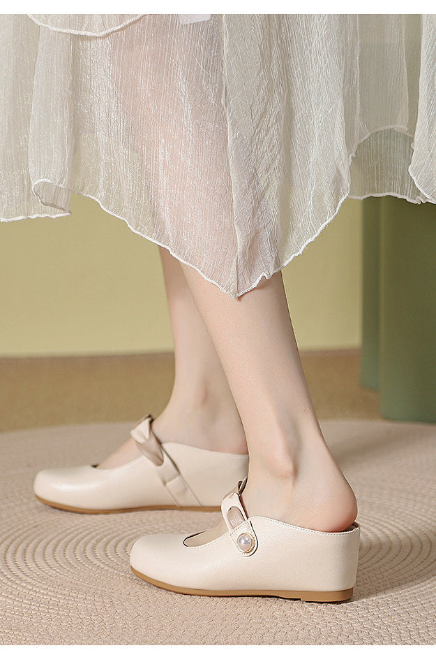 acelimosf™-Stylish soft-soled lazy mules with inner height wedge sandals