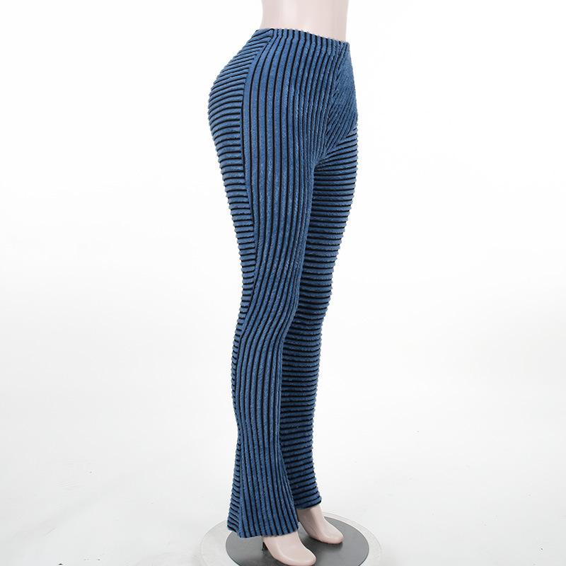 acelimosf™-Fluffy striped textured contrast patchwork pant y2k 90s Revival Techno Fashion