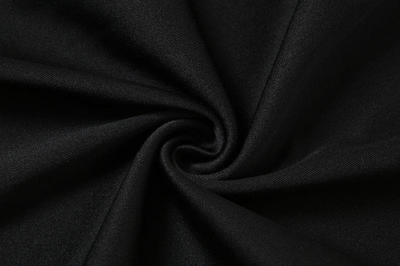 acelimosf™-Solid high slit ruched pins midi skirt y2k 90s Revival Techno Fashion