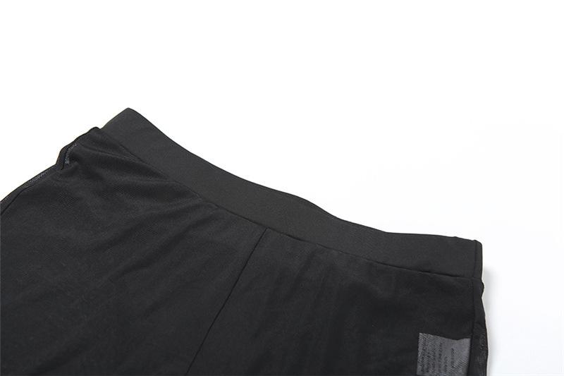 acelimosf™-Halter hollow out solid backless pant set