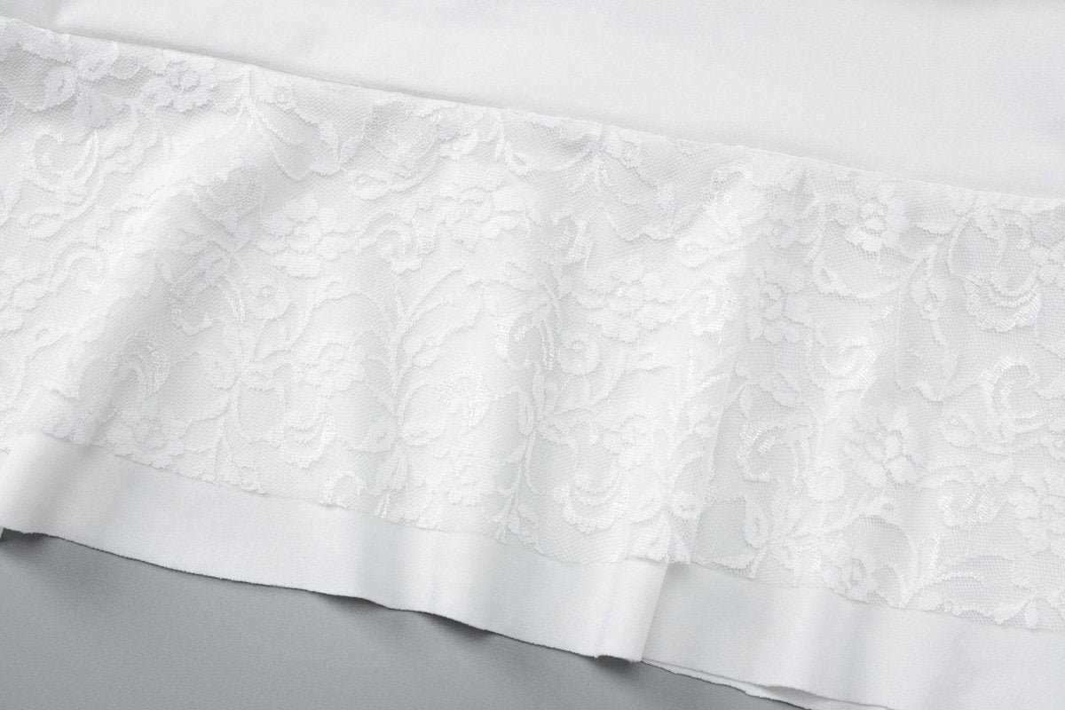 acelimosf™-Halter lace hem bowknot mini skirt set