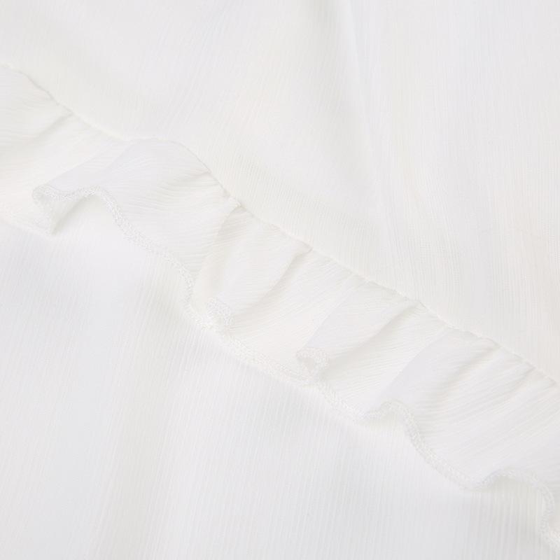 acelimosf™-Drawstring ruffle slit irregular solid maxi skirt y2k 90s Revival Techno Fashion