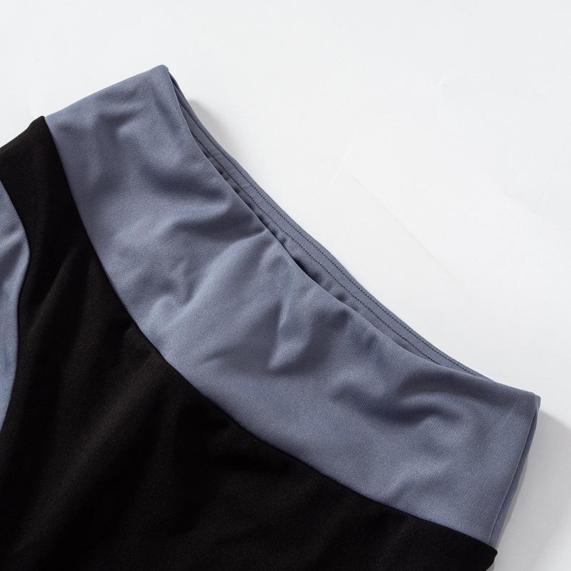 acelimosf™-Contrast irregular patchwork flared pant y2k 90s Revival Techno Fashion