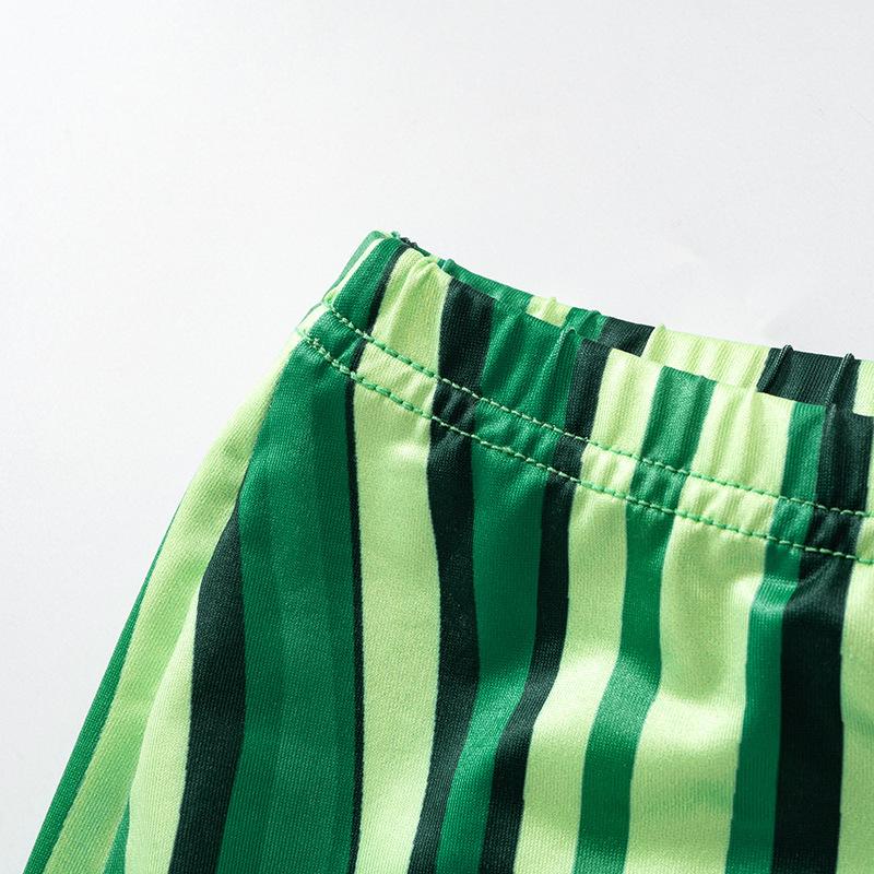 acelimosf™-Slit contrast long sleeve turnover collar zip-up skirt set cyberpunk Sci-Fi Fashion