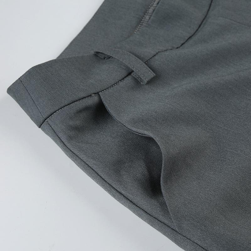 acelimosf™-Zip-up wide leg medium rise pant