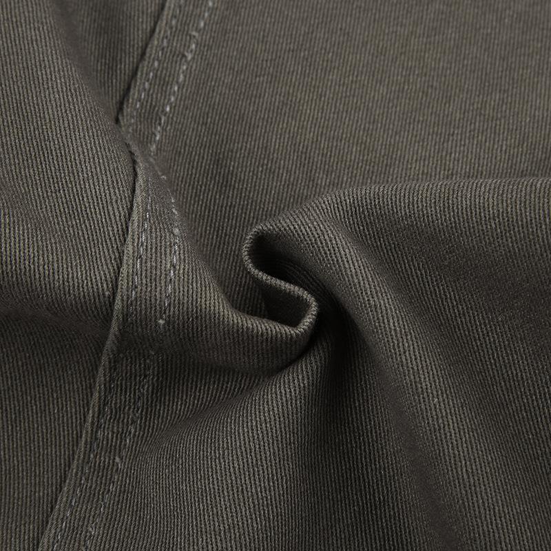 acelimosf™-Solid cargo pocket medium rise zip-up jeans