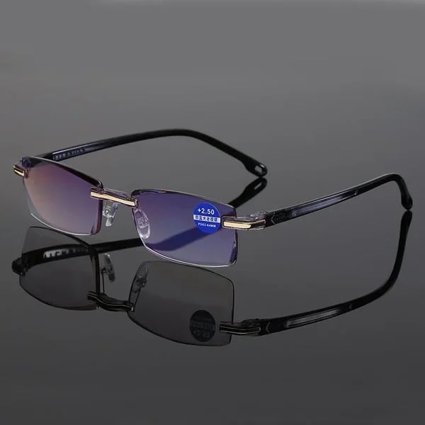 New Sapphire High Hardness Anti-Blue Dual-Use Reading Glasses