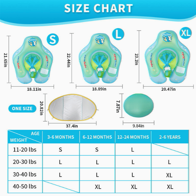 SMART SWIM TRAINER-Baby Swimming Pool Float