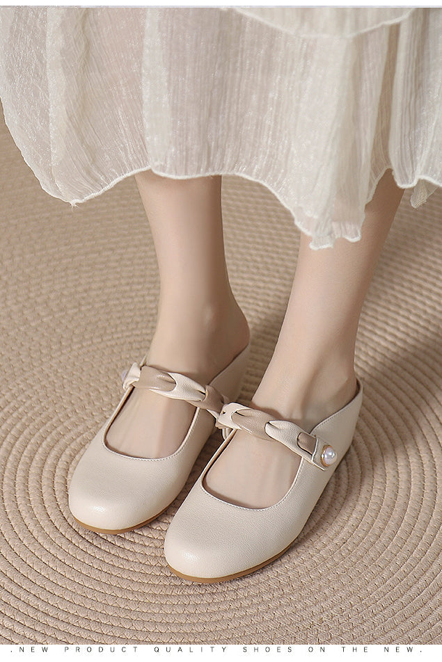 acelimosf™-Stylish soft-soled lazy mules with inner height wedge sandals