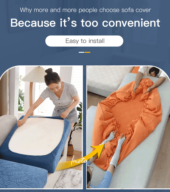 Wear-resistant universal sofa cover