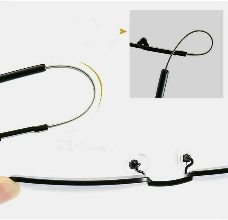 Third Generation Titanium Progressive Far And Near Dual-Use Reading Glasses