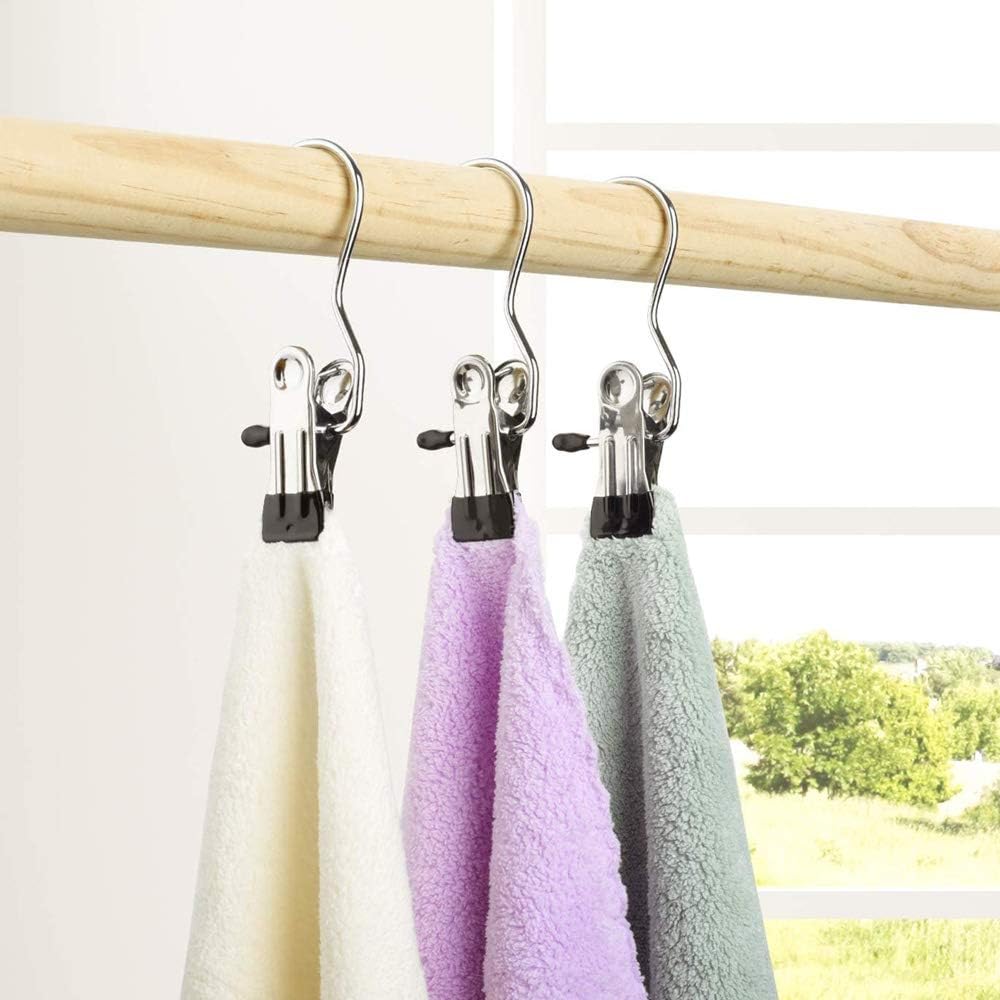 Hot Sale 49% OFF-Anti-rust Clip Space-saving Clothespin Hat Pants Storage Hanging Travel Hook