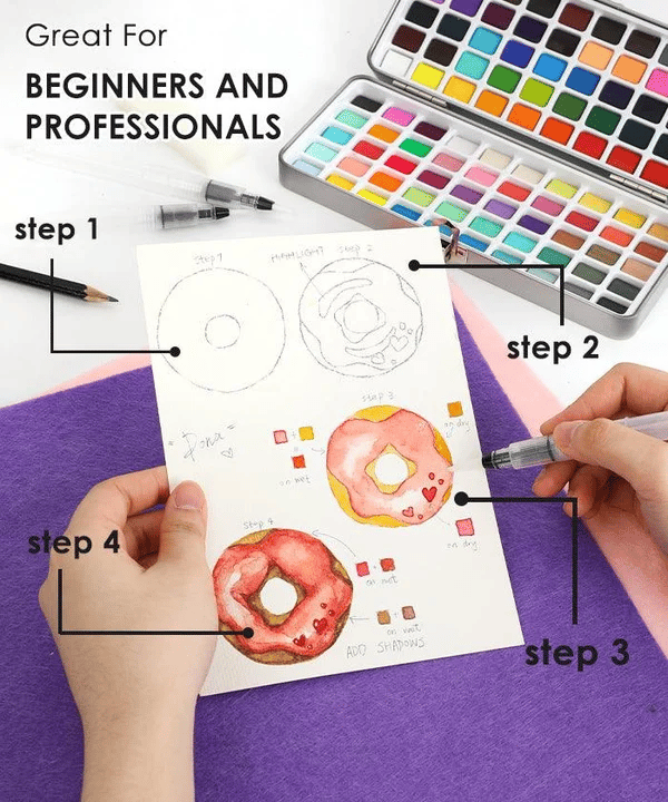 Premium Watercolor Set