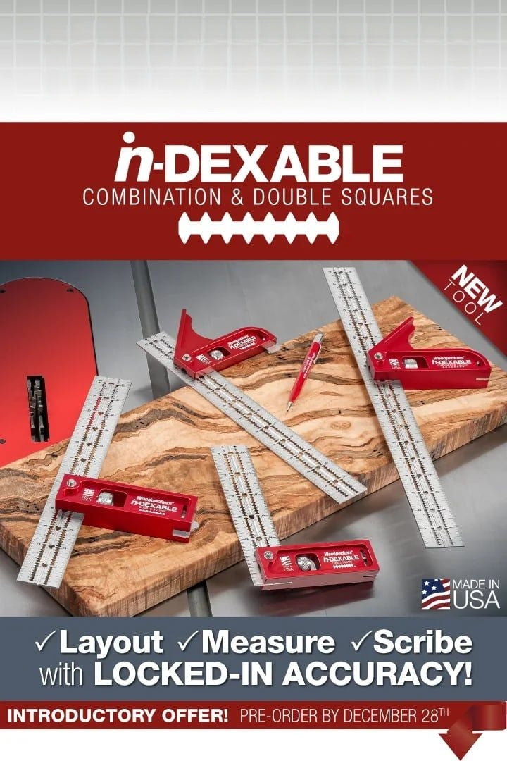 Unlock Precision and Versatility with our Woodpecker Combination and Double Square