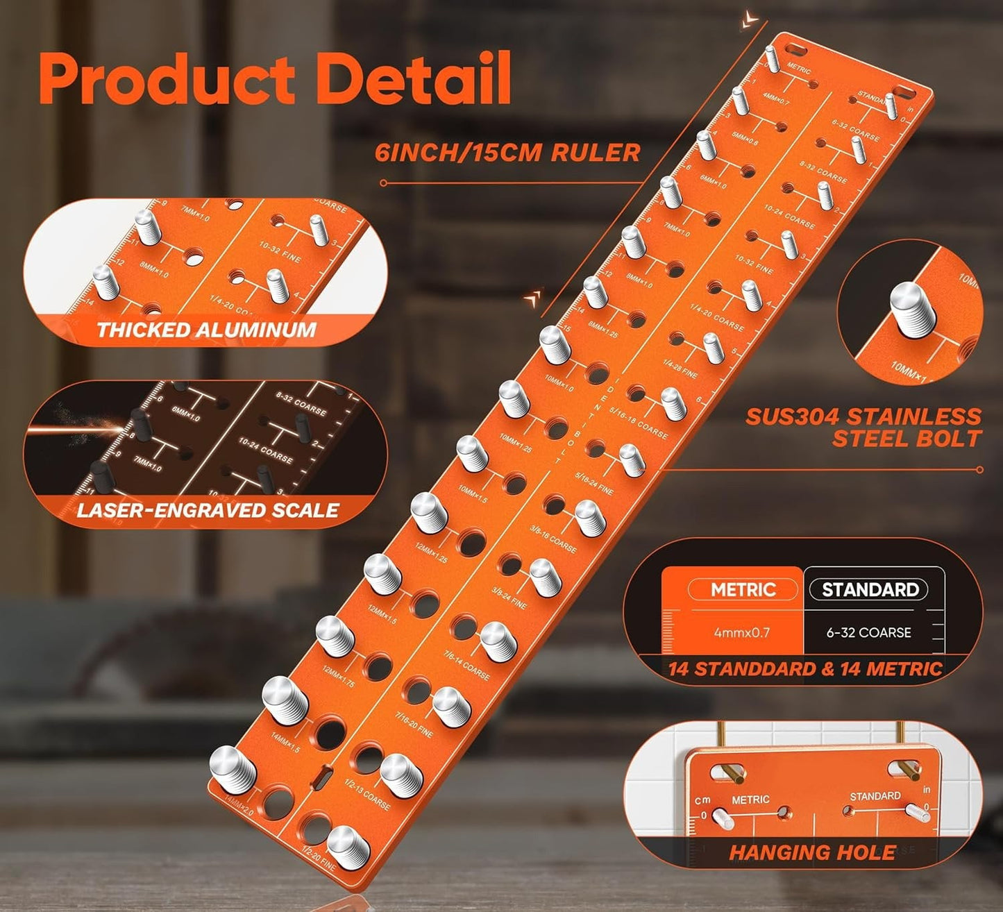 Nut And Bolt Thread Checker