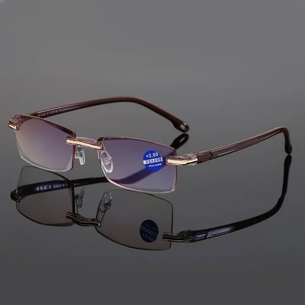 New Sapphire High Hardness Anti-Blue Dual-Use Reading Glasses