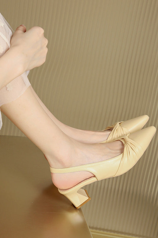 acelimosf™-Medium heel pointed toe French high heels