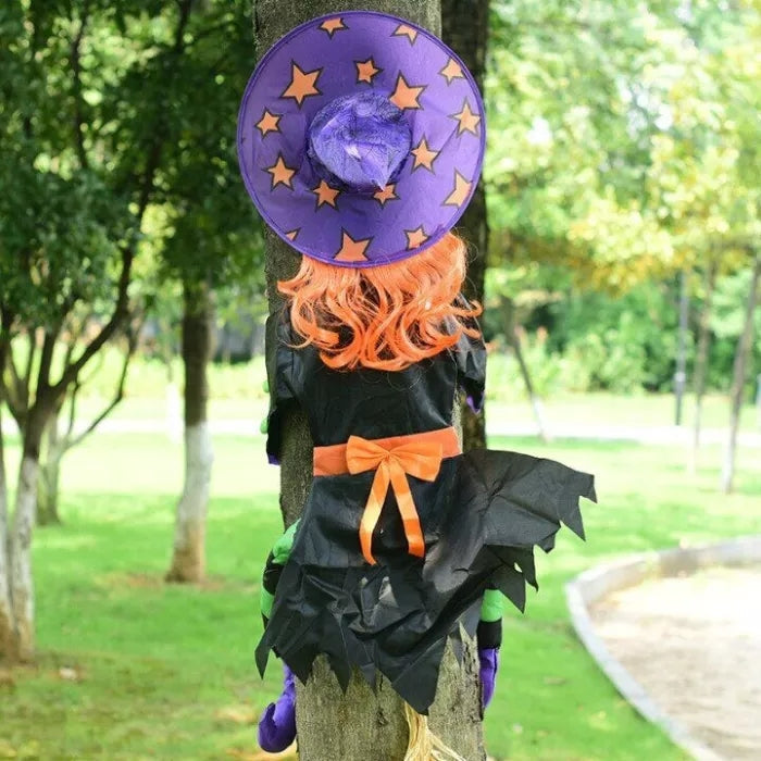 Large Crashing Witch Halloween Decorations