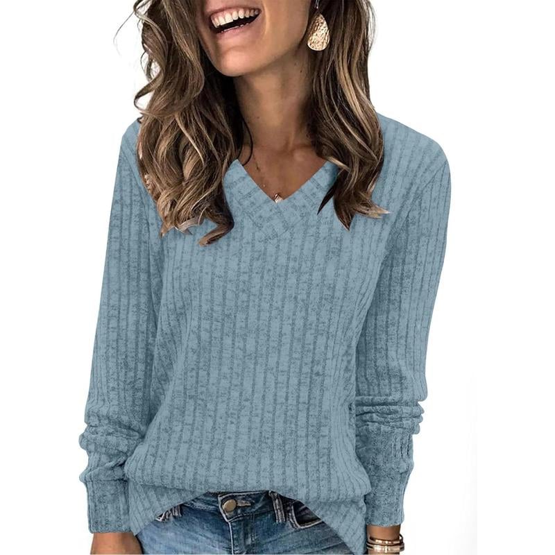 Women Casual Fall Tops Lightweight Tunic Sweaters
