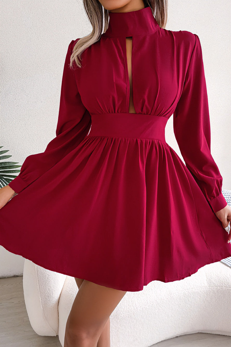 acelimosf™-Sexy Hollow Waist Swing Dress