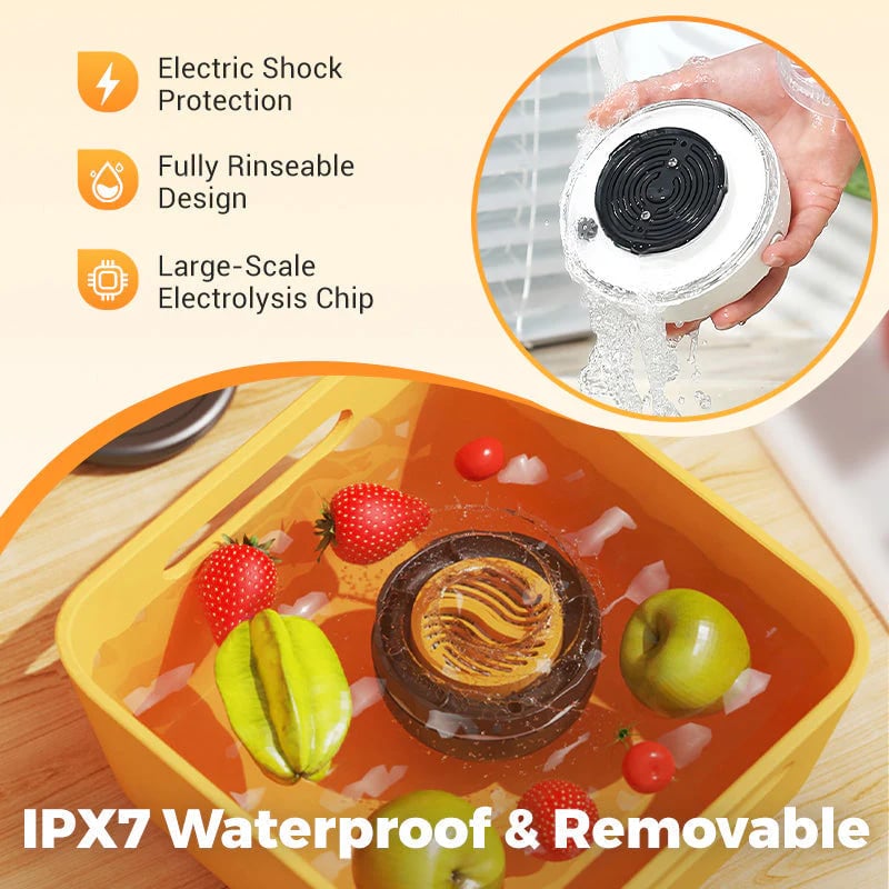 🎉Wireless Waterproof Portable Food Cleaner & Purifier🍉🥬