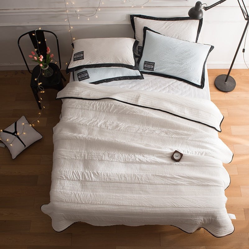 Cool Ice Silk Summer Time Air  Blanket Queen King Size