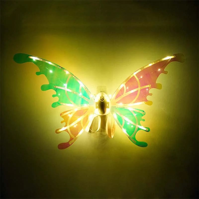 Electric Butterfly Elf Wings with Glowing Lights