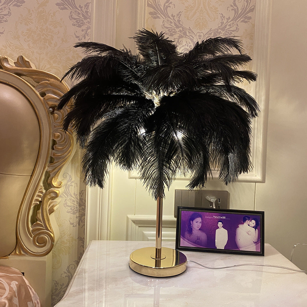 Warm Feather Night Light