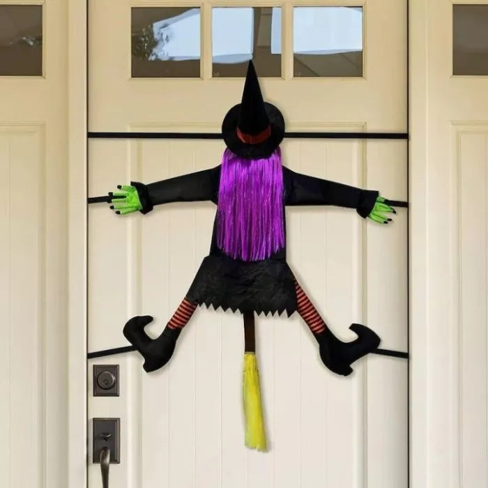 Large Crashing Witch Halloween Decorations