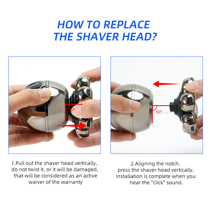 5-in-1 Electric Head Shaver And Grooming Kit