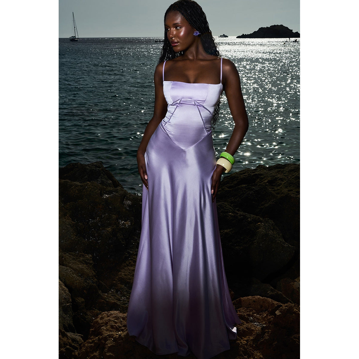 acelimosf™-Sexy strapless backless evening dress