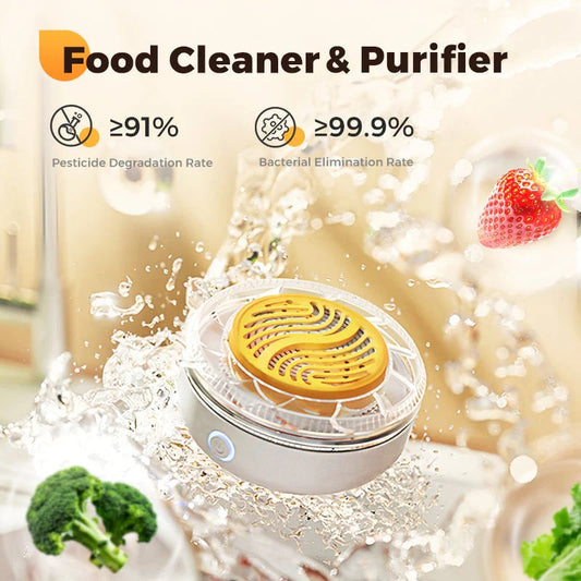 🎉Wireless Waterproof Portable Food Cleaner & Purifier🍉🥬