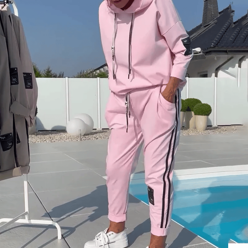 💜Women's Hoodie & Jogger Pants 2-Piece Casual Set