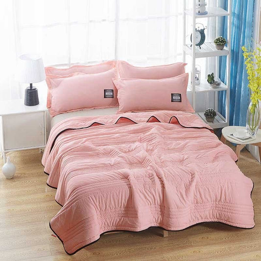 Cool Ice Silk Summer Time Air  Blanket Queen King Size