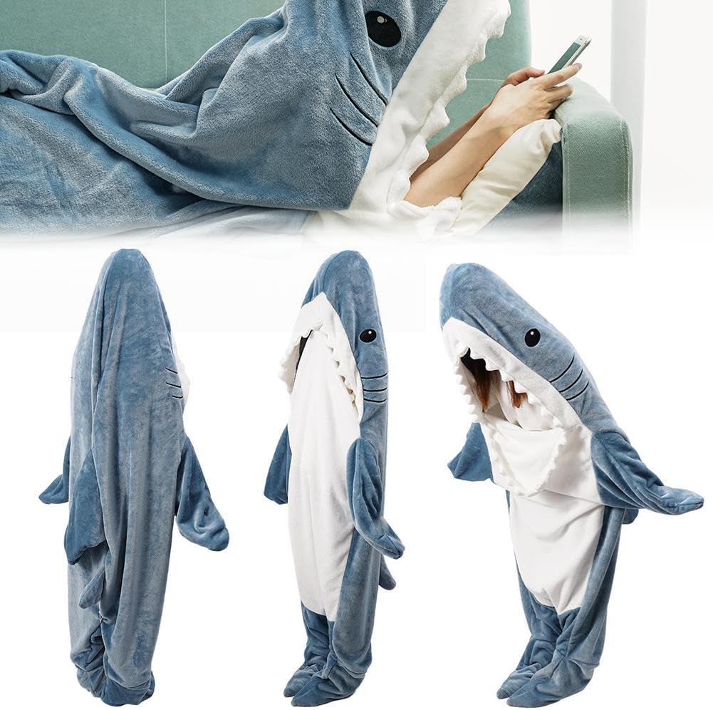 Shark Blanket Flannel Loungewear