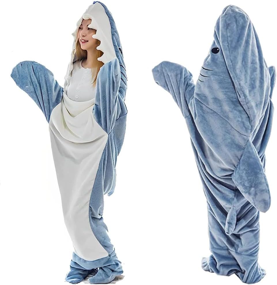 Shark Blanket Flannel Loungewear