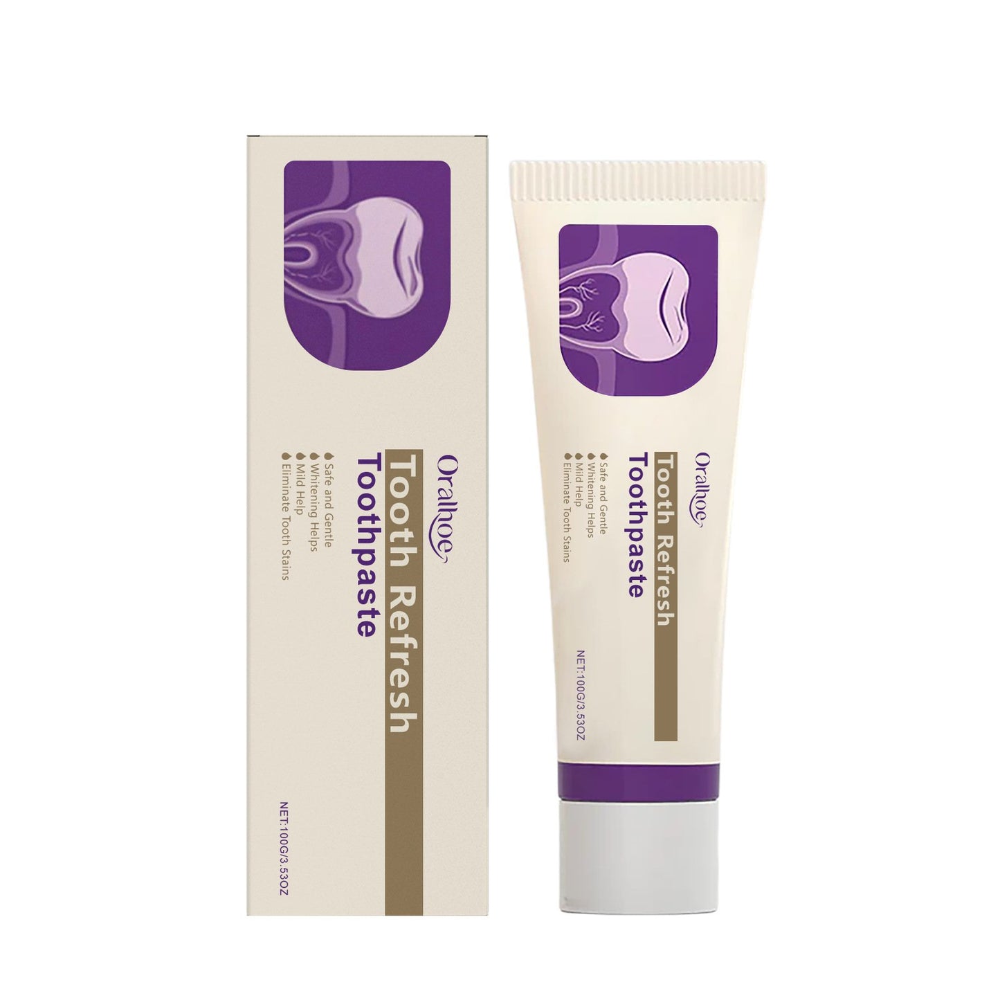 Kreain Toothpaste, Fresh Breath, Natural Ingredients, Gentle Care