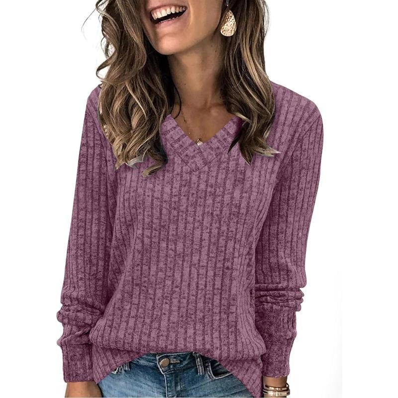Women Casual Fall Tops Lightweight Tunic Sweaters