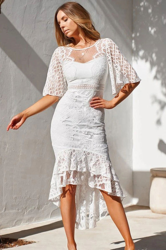 acelimosf™-Lace Slim Fishtail Women's Dress