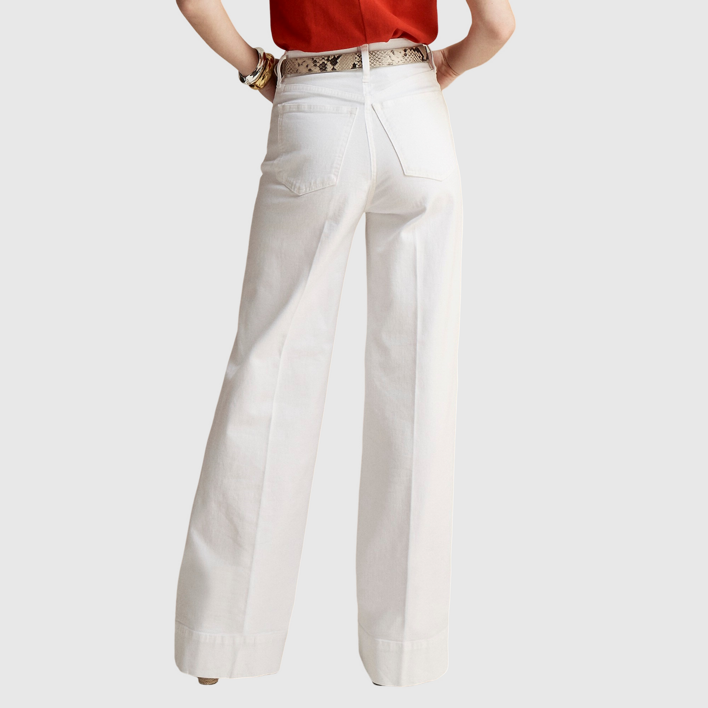 Tall Leg Denim Trousers (Buy 2 Free Shipping)