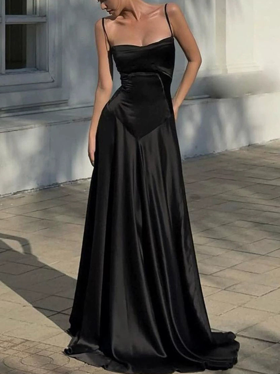 acelimosf™-Sexy strapless backless evening dress