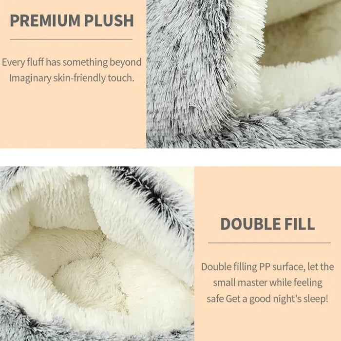 Plush Bed For Dogs & Cats