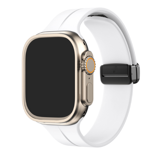 Silicone Magnetic Folding Band For Apple Watch