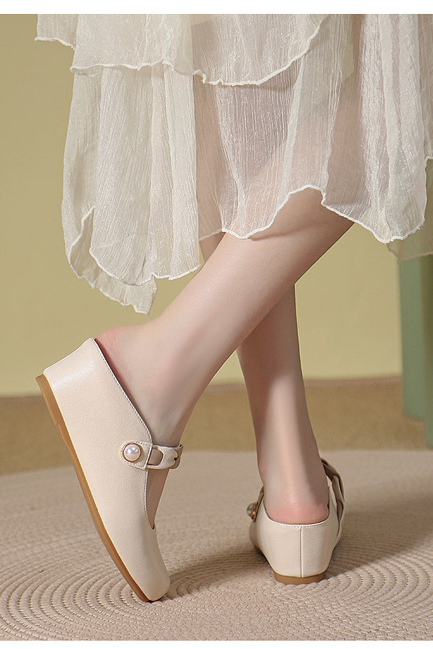 acelimosf™-Stylish soft-soled lazy mules with inner height wedge sandals