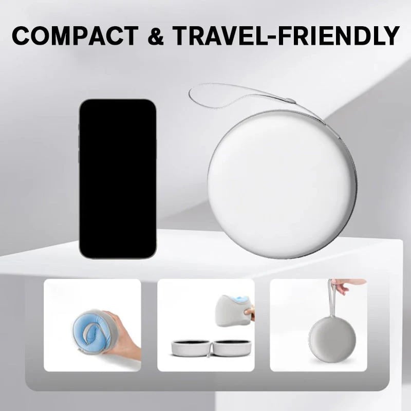 🎁 Ergonomic Memory Foam U-Shaped Travel Neck Pillow