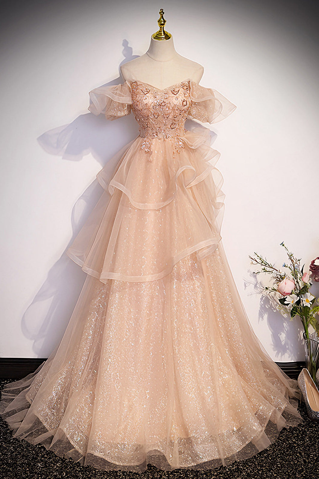 acelimosf™-French princess dress party dress coming of age ceremony evening dress