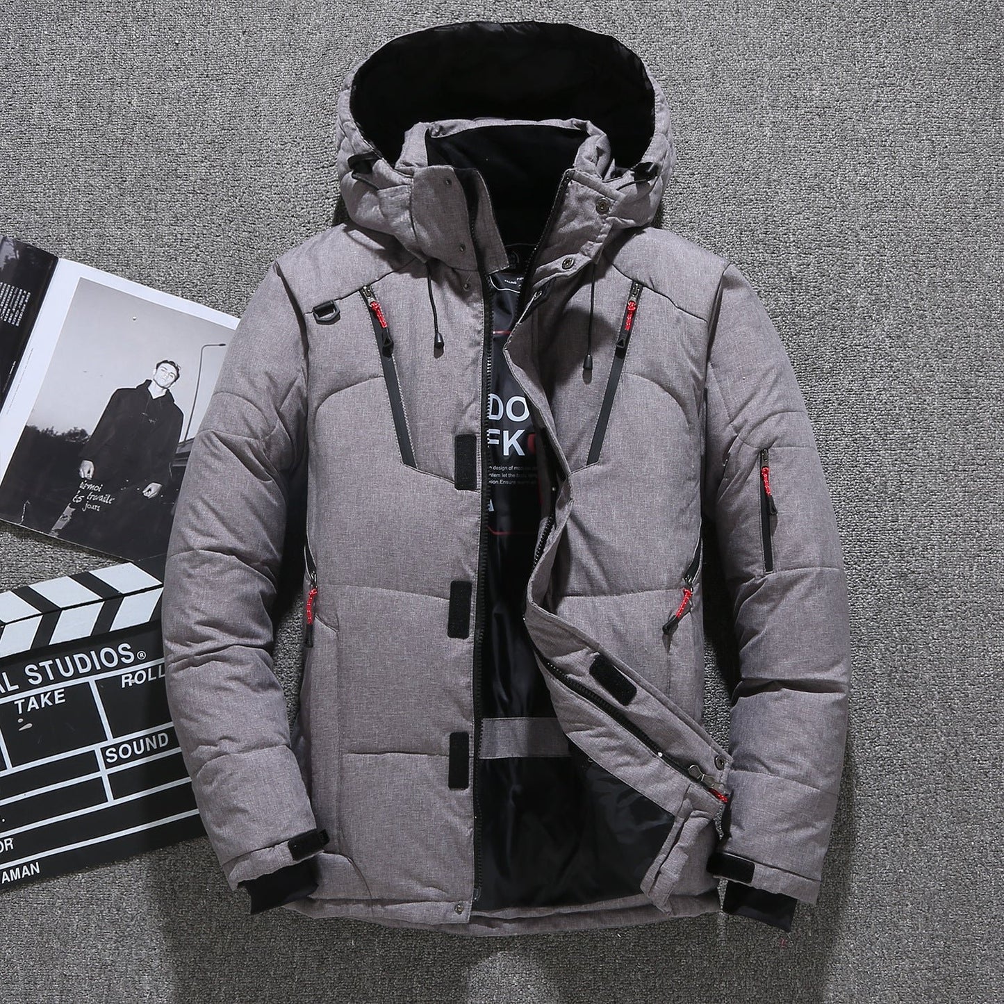🔥Men's duck down parka Warm winter jacket